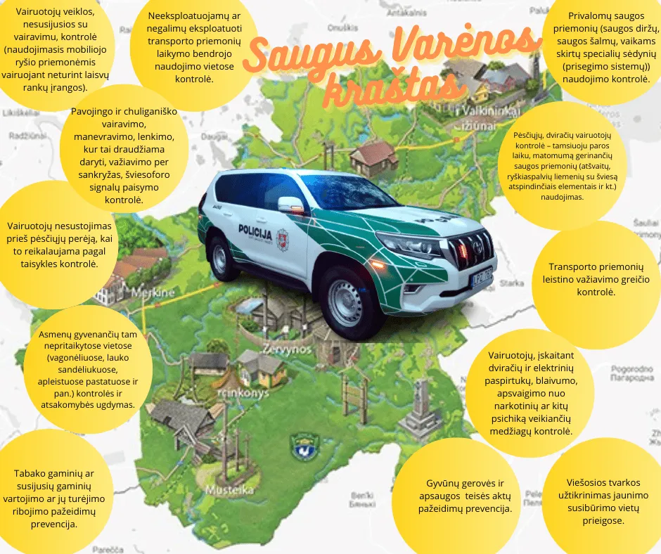 saugus varenos krastas