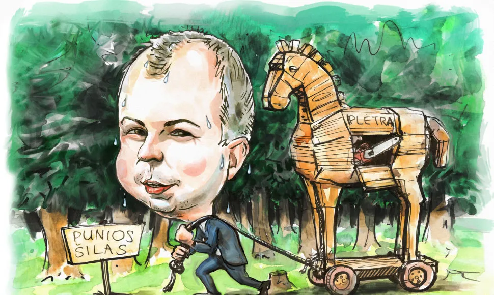 sgentvilo karikatura punios silas