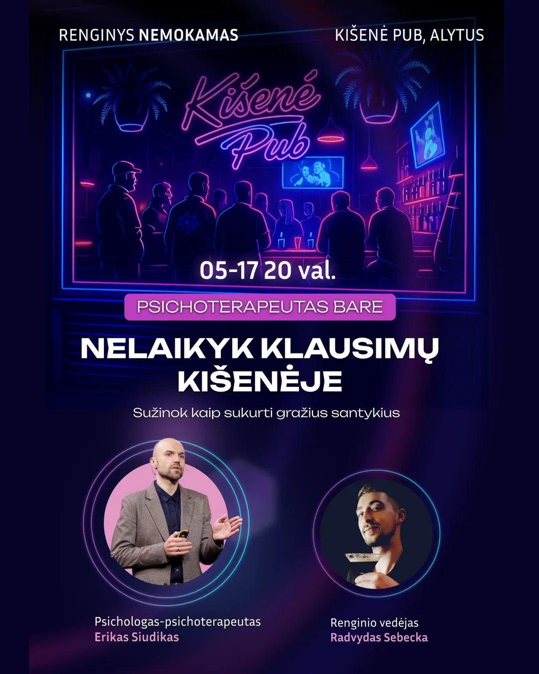 renginio reklama