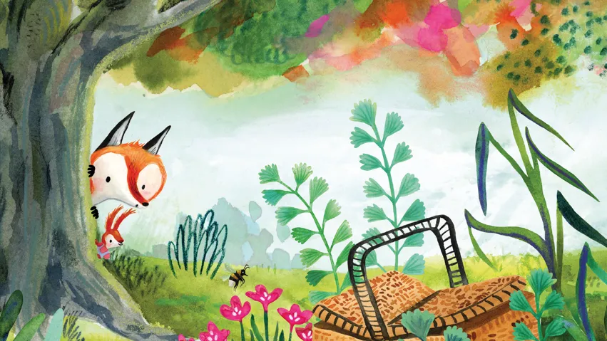 afbeelding august en suus liggend