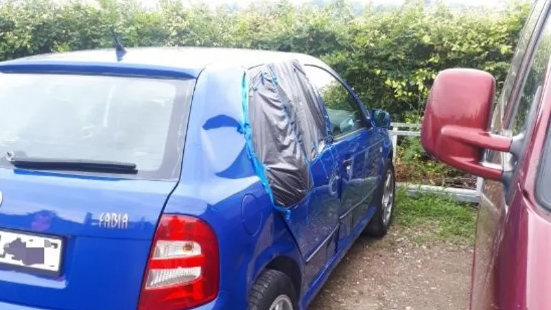 auto in beslag