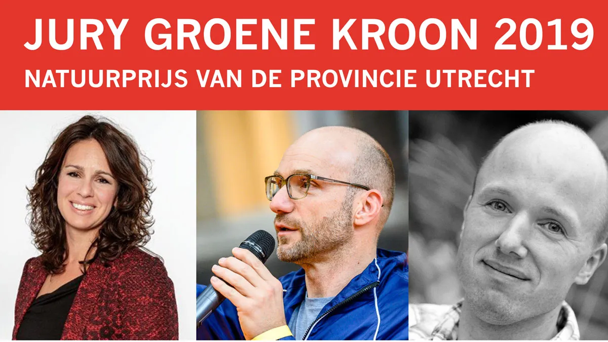 drie portretten van jury natuurprijs provincie utrecht groene kroon 2019
