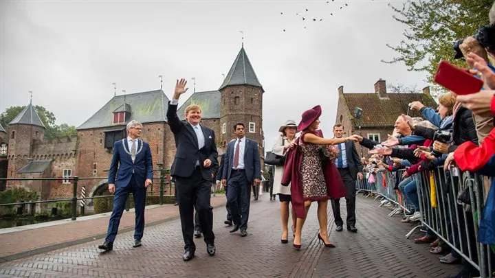koninklijk paar in amersfoort