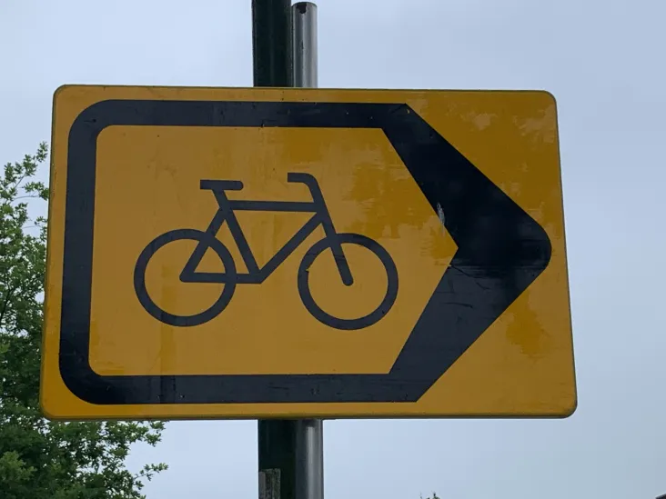 omleidingsbord fiets