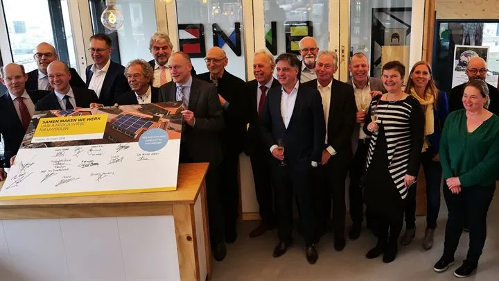 ondertekenaars bij convenant aardgasvrij