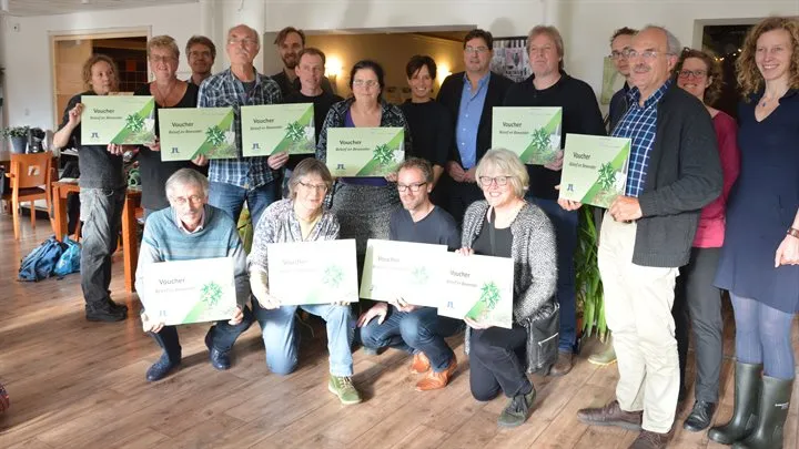 ontvangers vouchers groen aan de buurt