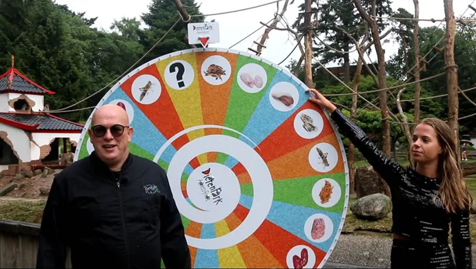 pierre bij zijn heftige happenrad