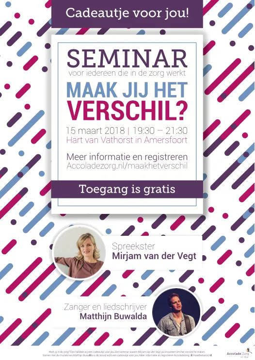 poster maak het verschil