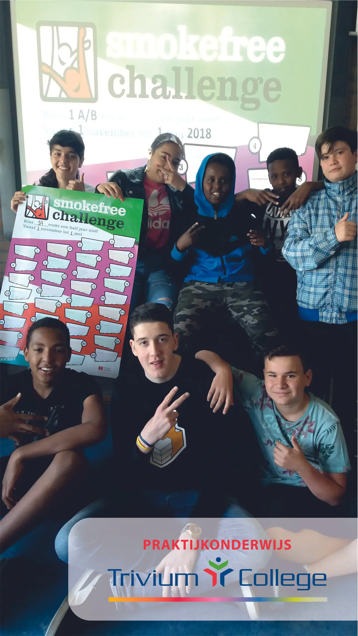 smokefree challenge trivium college praktijkonderwijs1