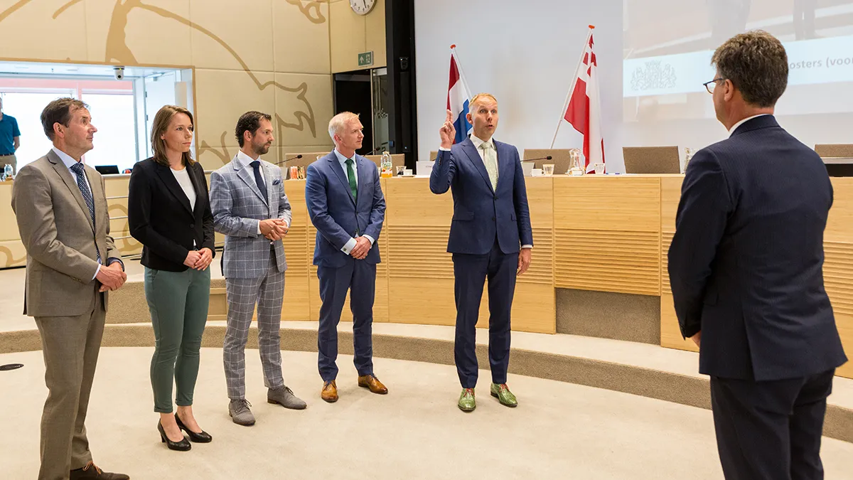 website nieuwe gedeputeerde staten van utrecht geinstalleerd foto provincie utrecht