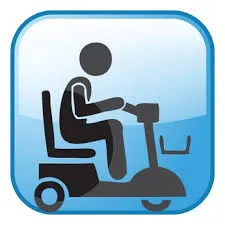 cartoon scootmobiel