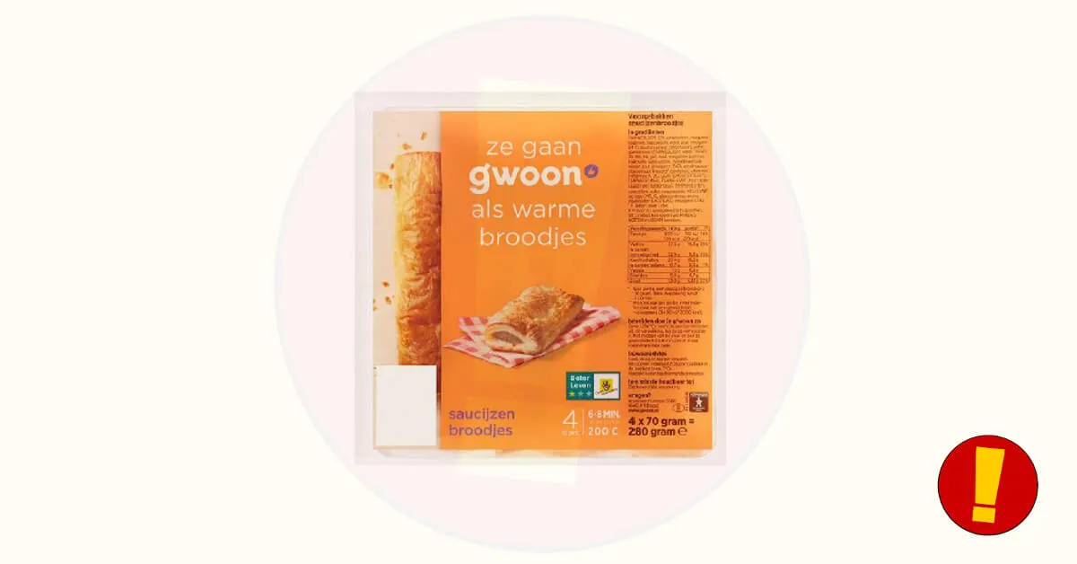 recall gwoon saucijzenbroodjes productfotofb