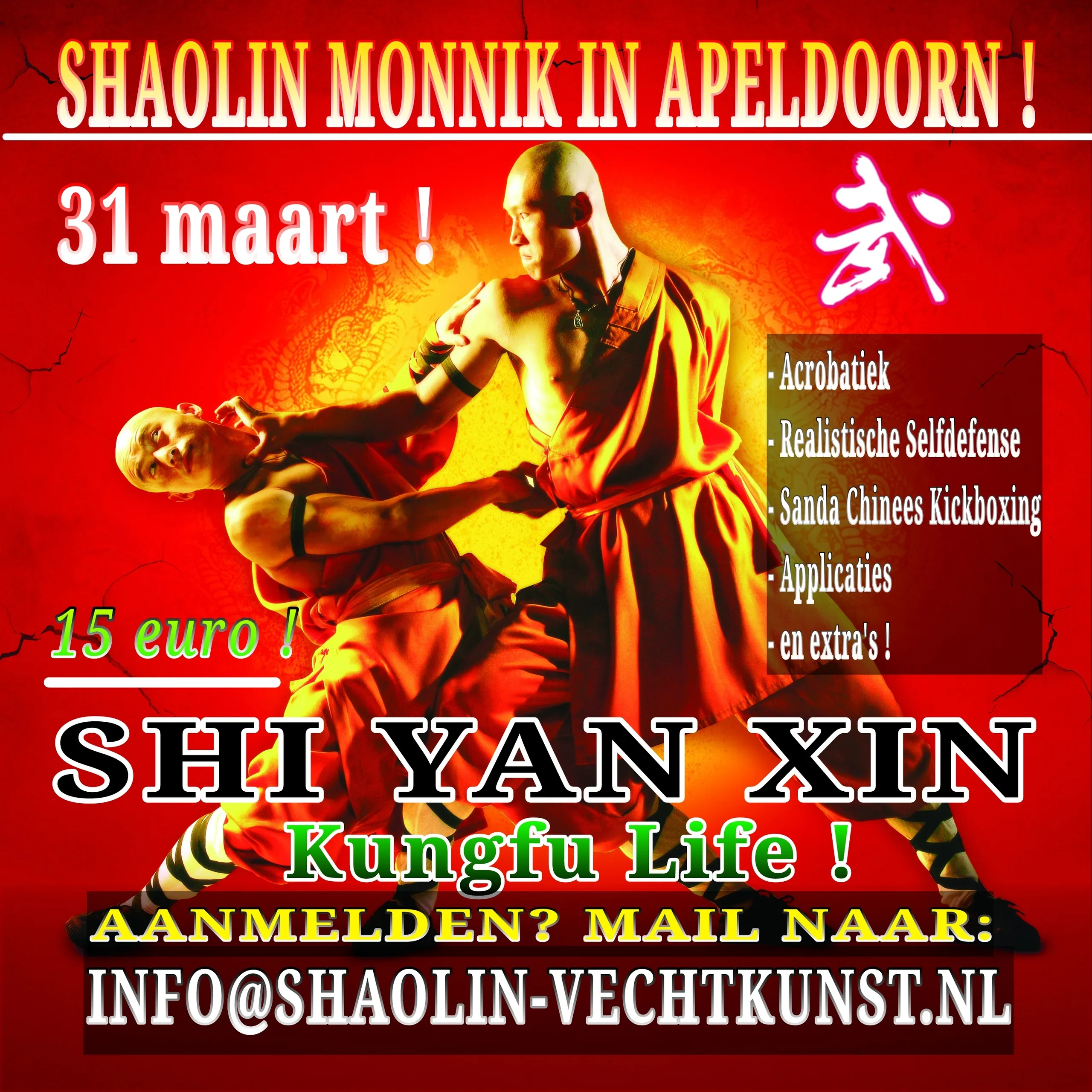 shi yan xin shaolin vechtkunst