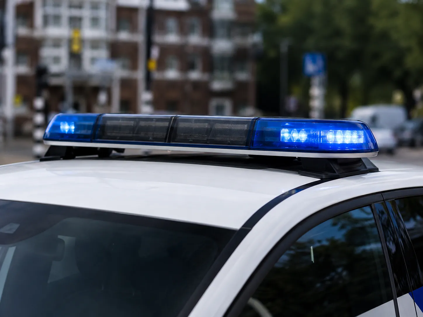 politieauto dak