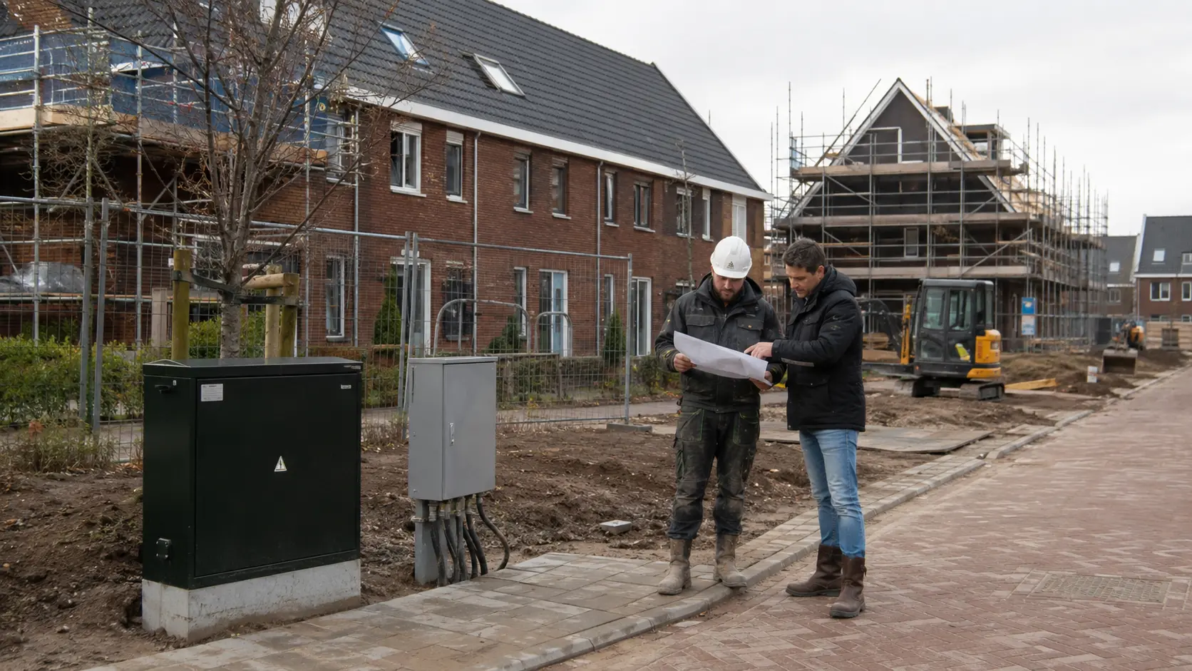 Bouwen nieuwbouw aansluiting
