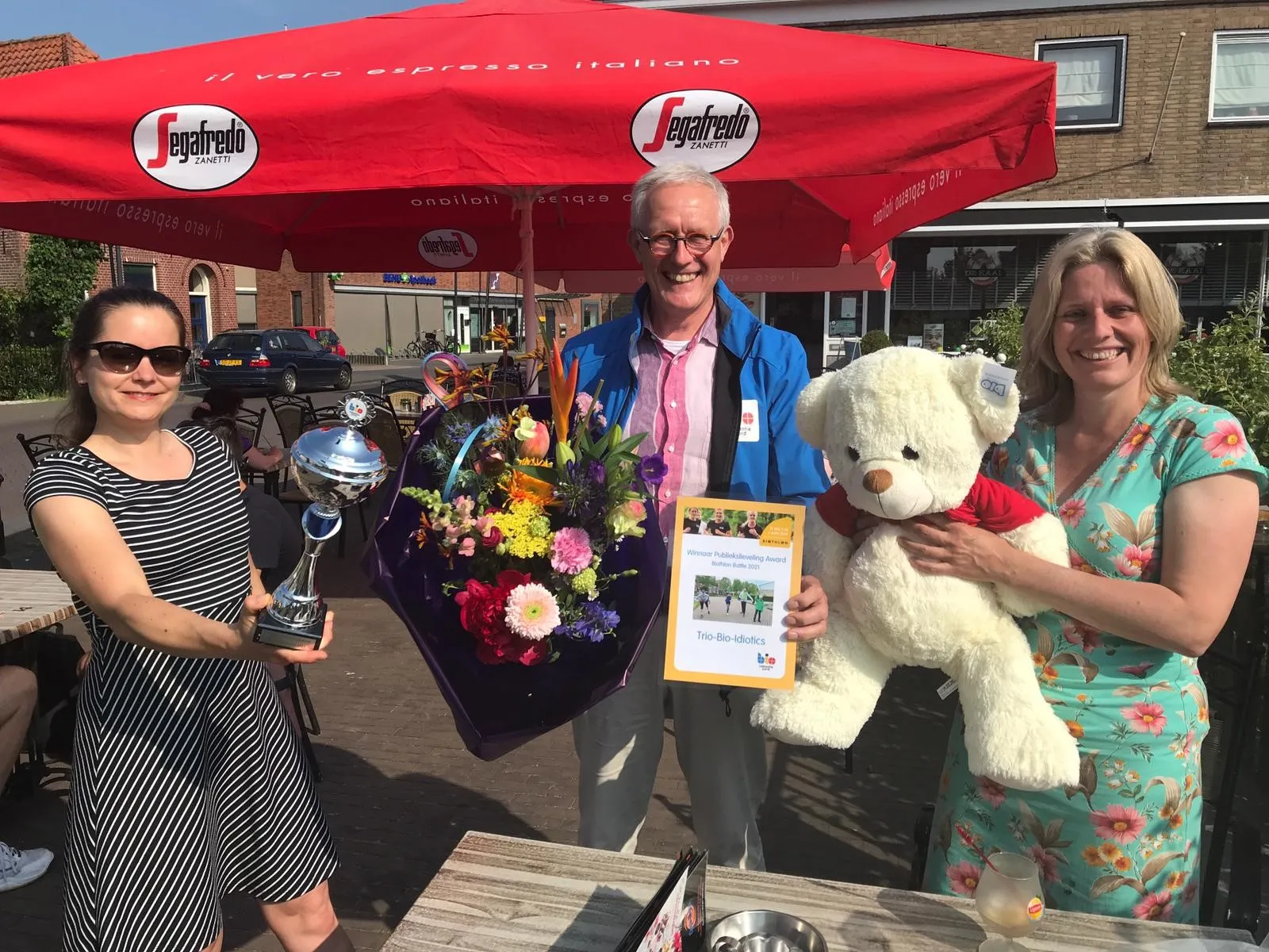 biothlonbiovakantieoordoverhandiging publiekslieveling award