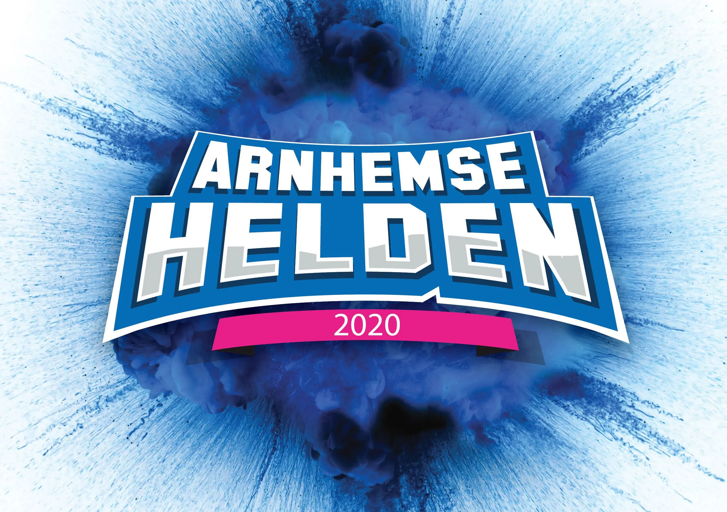 heldenlogo met achtergrond