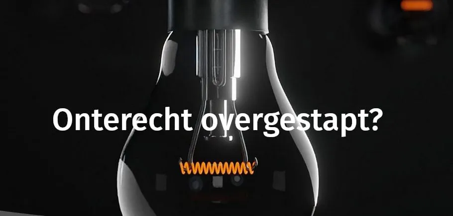 terug onterecht overgestapt