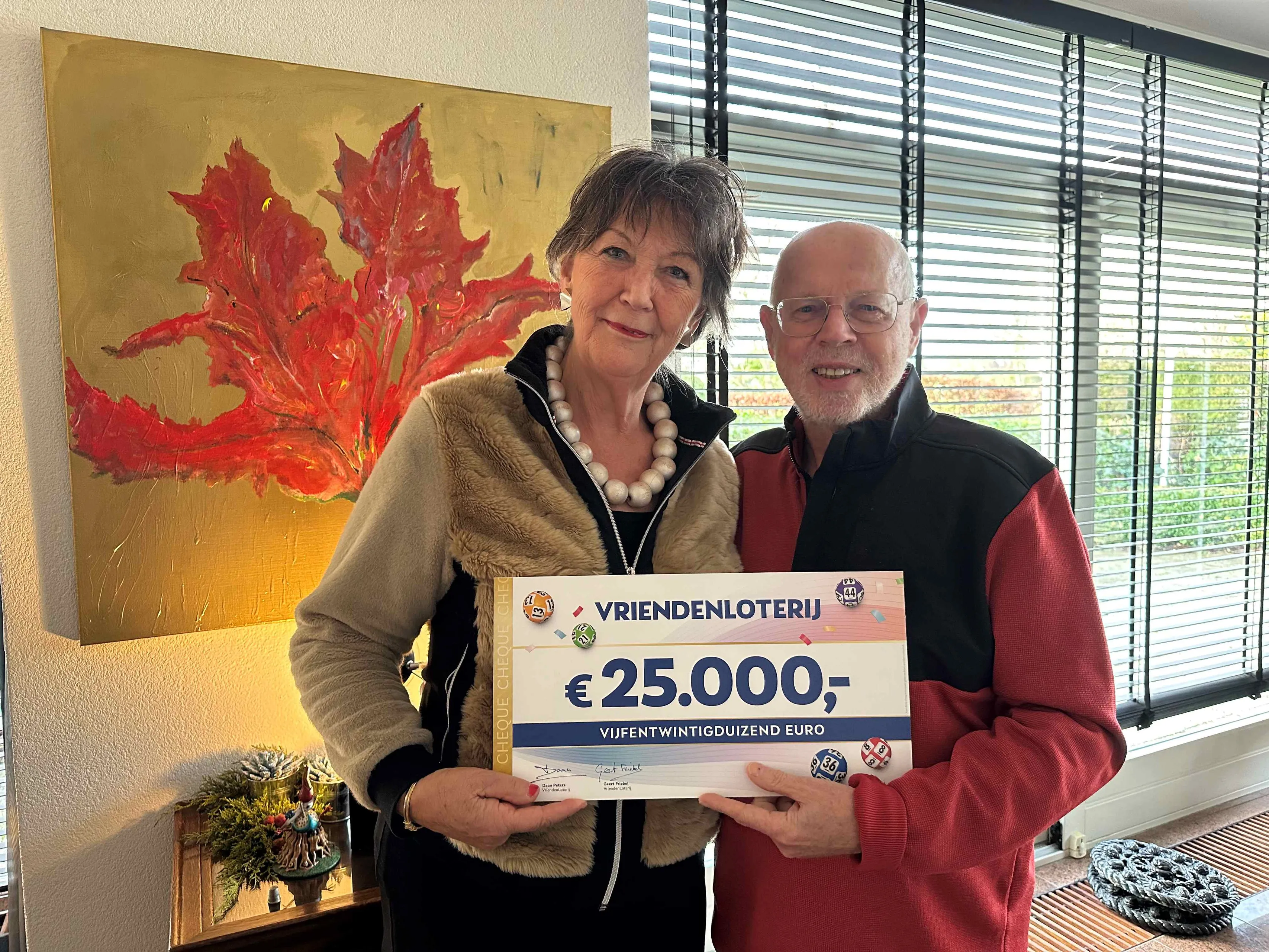 vriendenloterijpeter uit arnhem wint 25000 euro bij de