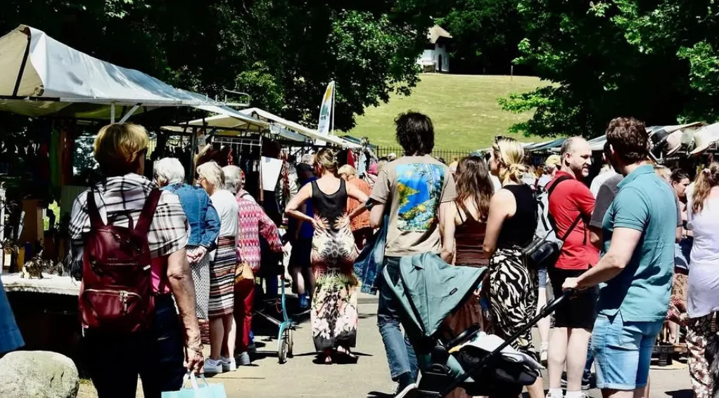 zeldzaam mooi markt sonsbeekpark in arnhem op 22 juni 2025