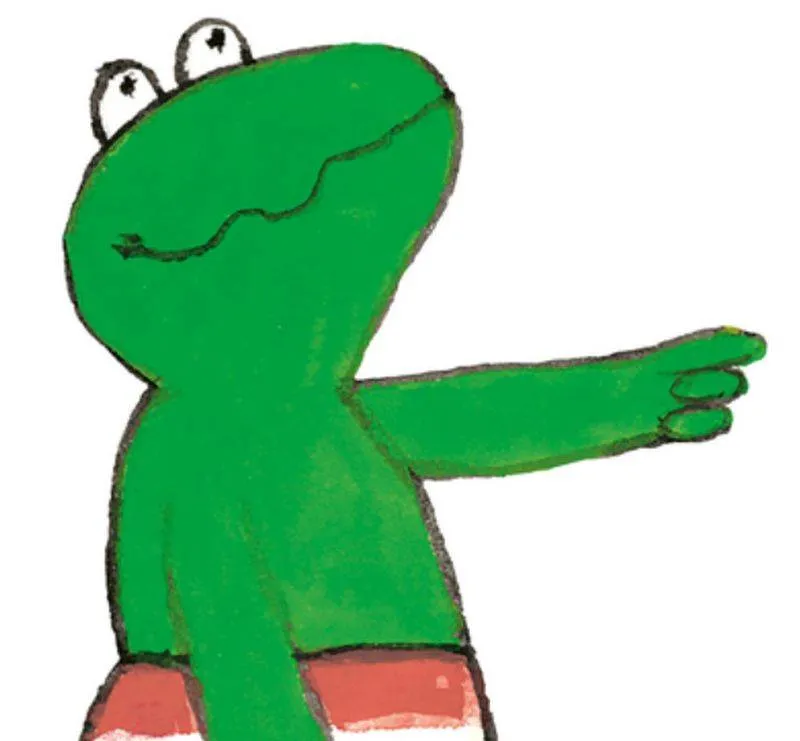 Kikker kijkt naar kunst.2