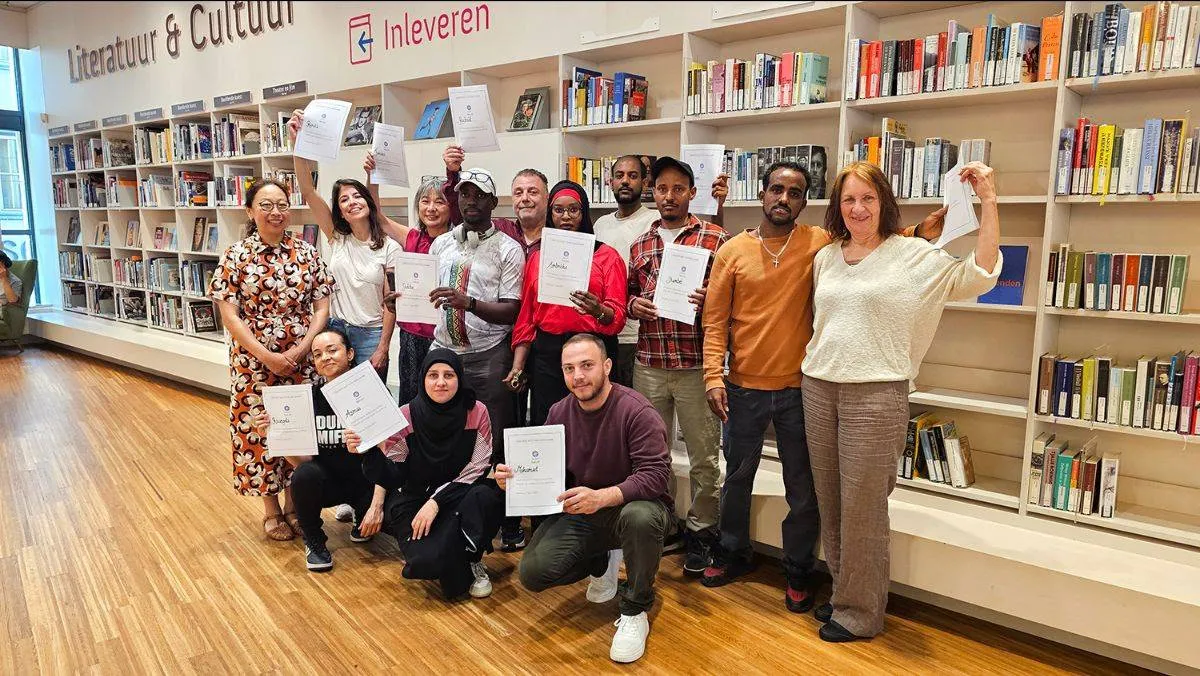 Taalcafe.Certificaat bij Taalcafe.