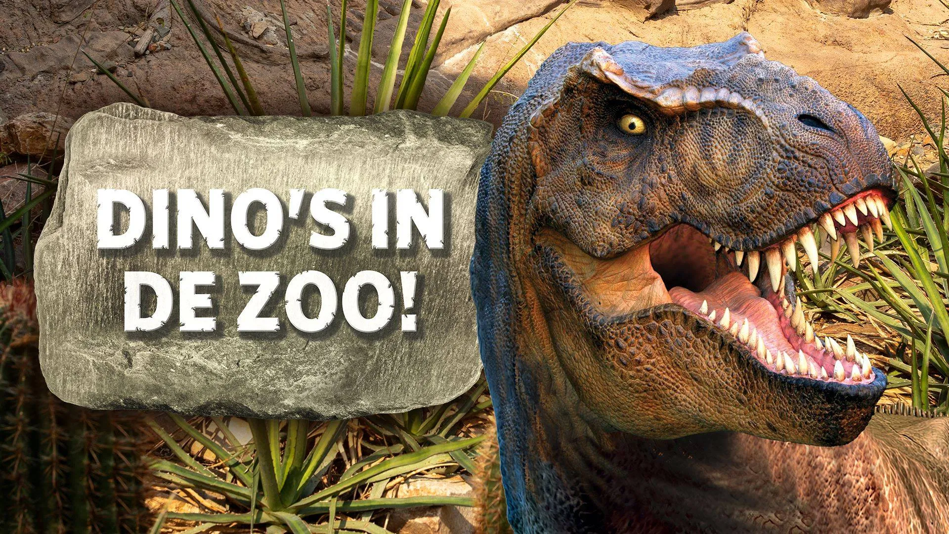 dinos in de zoo.Tyrannosaurus-rex-liggend