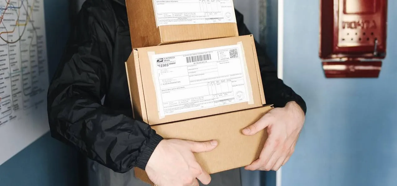 karton bij feestdagen