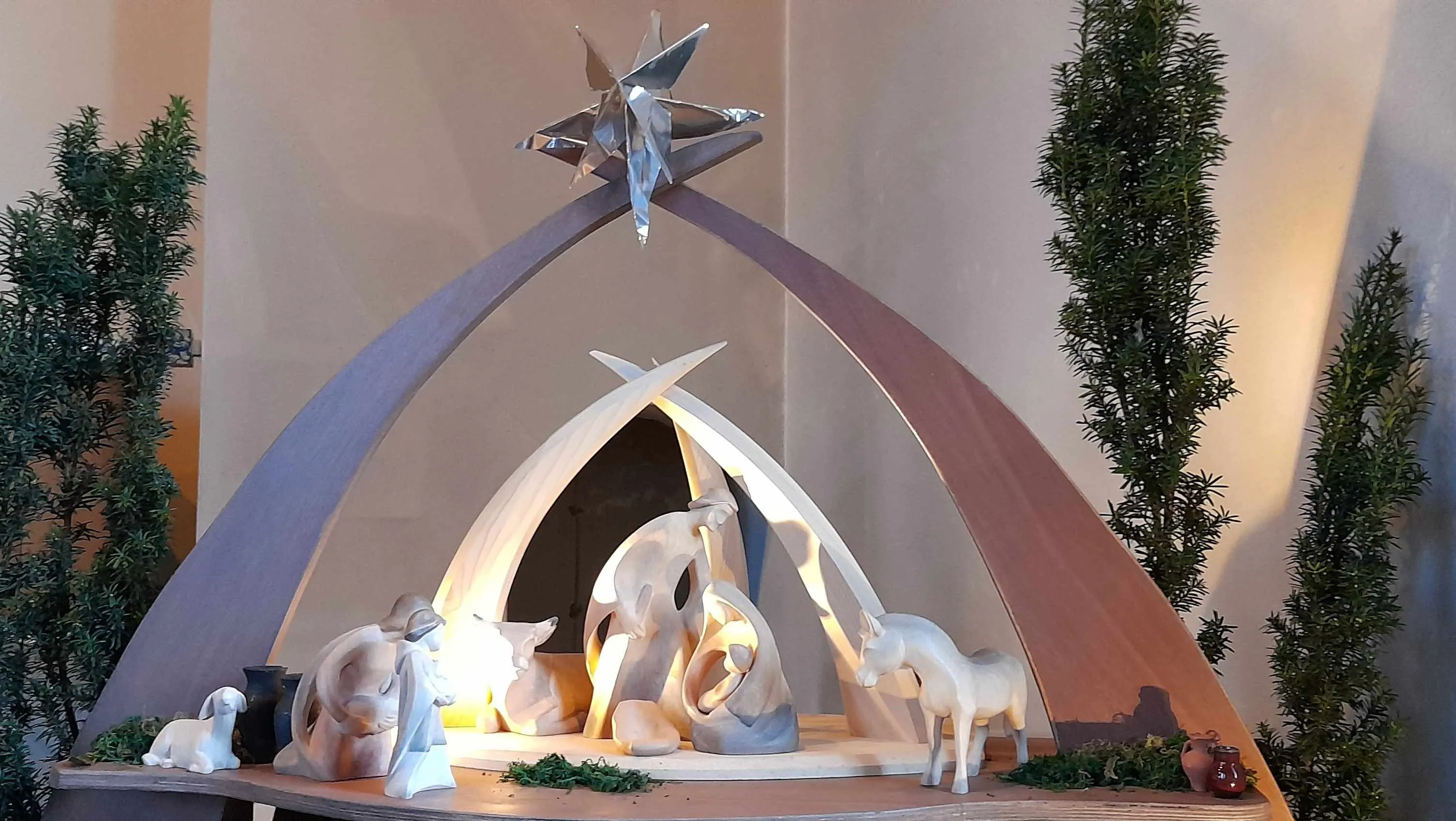 OKK.Kerstmatinee Oud Katholieke Kerk Arnhem, kerststal