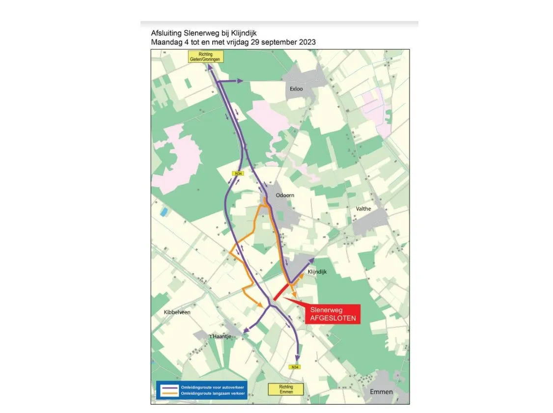 afsluiting slenerweg bij klijndijk1