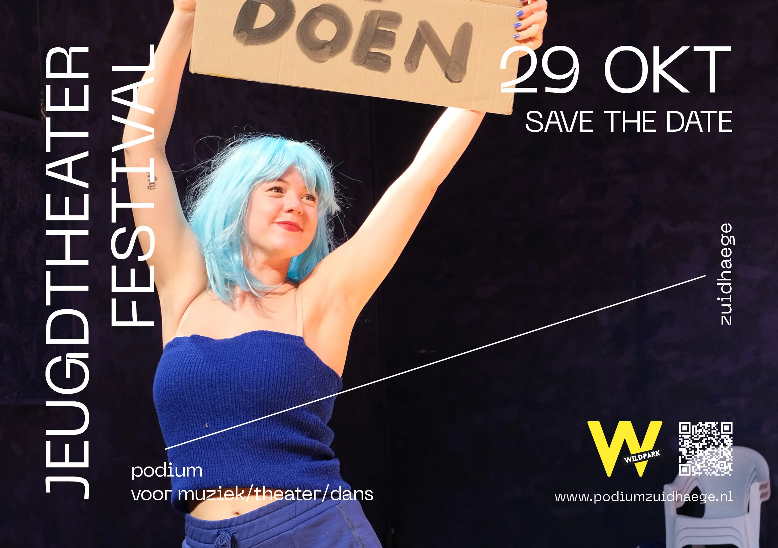 jeugdtheaterfestival podium zuidhaege 29 oktober 2023