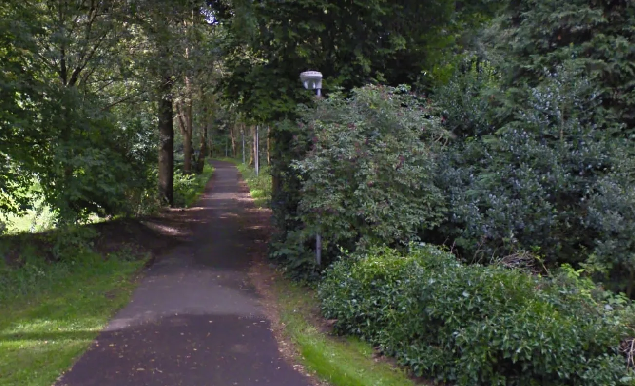 onderdeel van route drenthepad in hooghalen