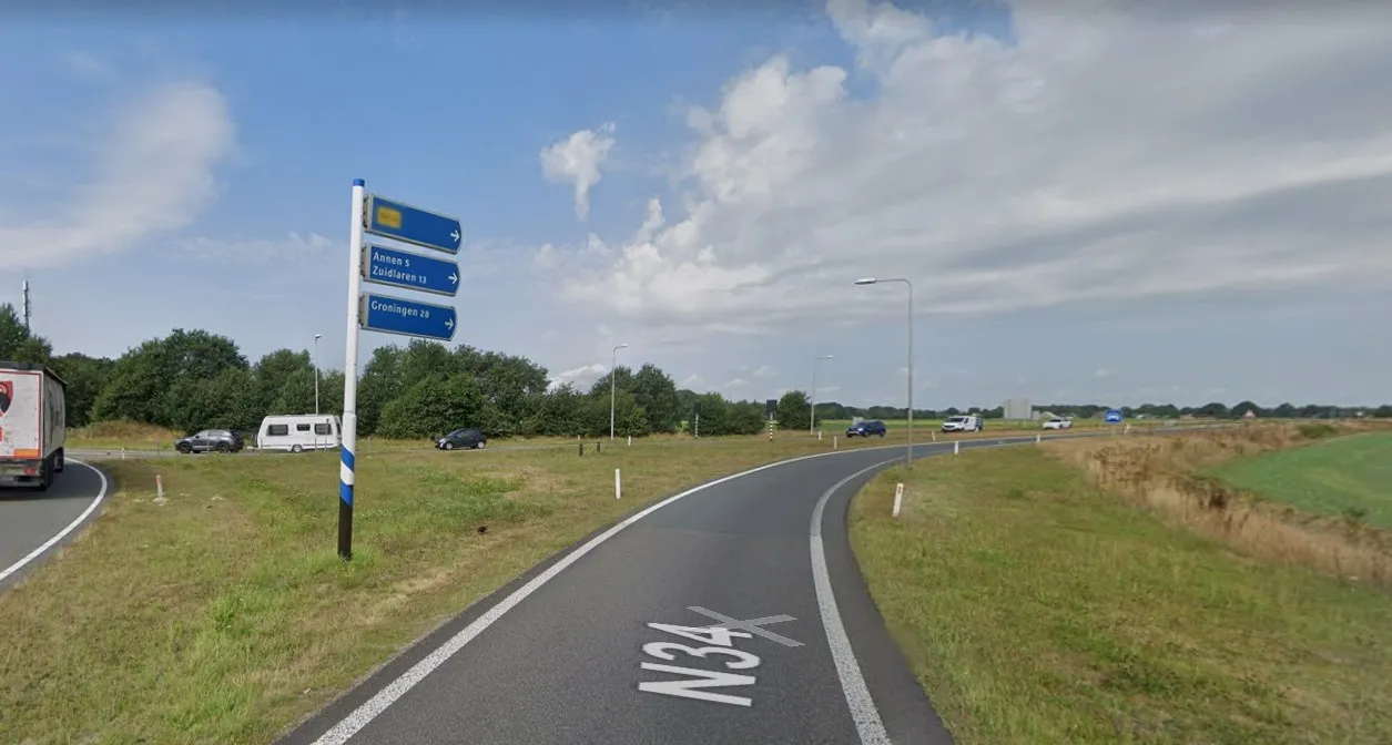 rotonde n34 gieten zuidlaren