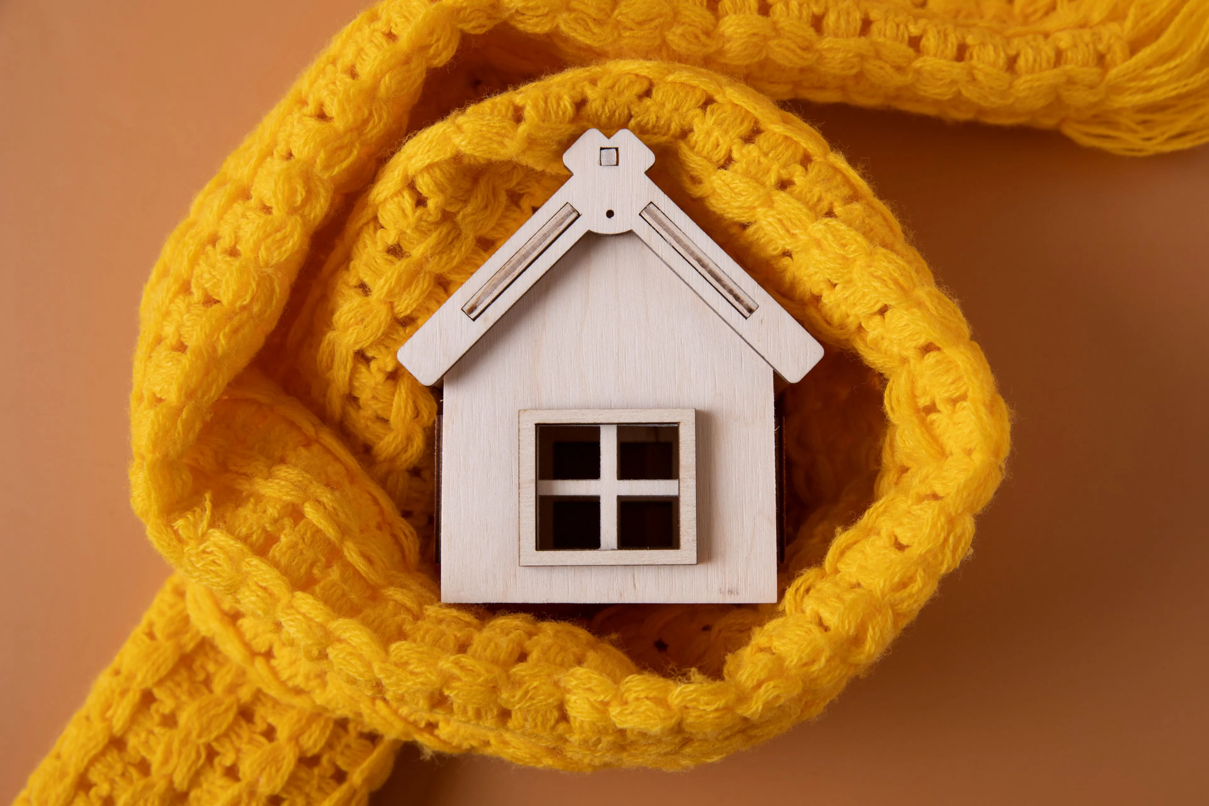 cozy house concept with wooden toy house 1