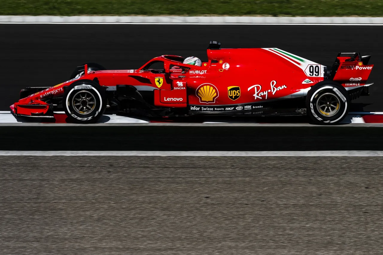 180082 test ungheria day 1 giovinazzi