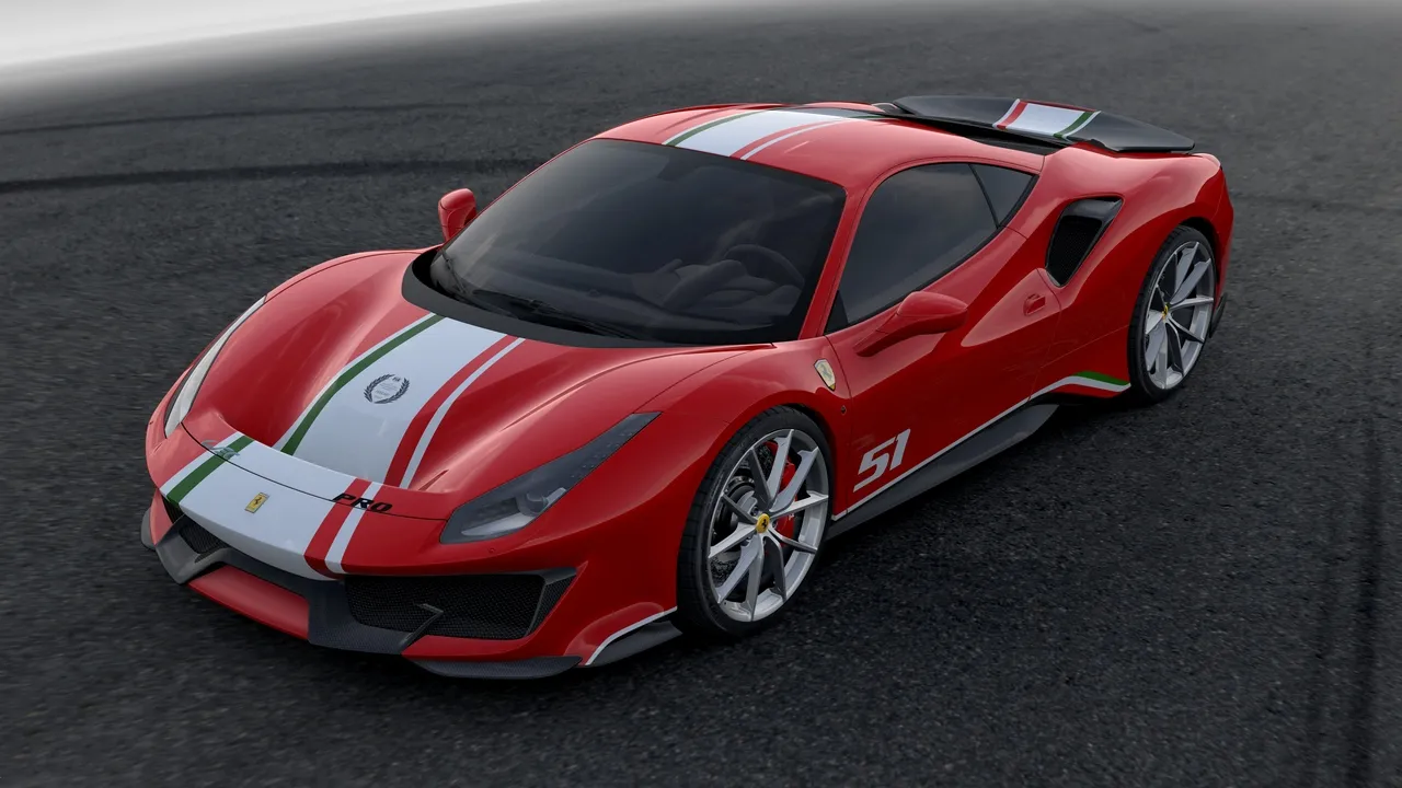 180209 car ferrari 488 pista piloti