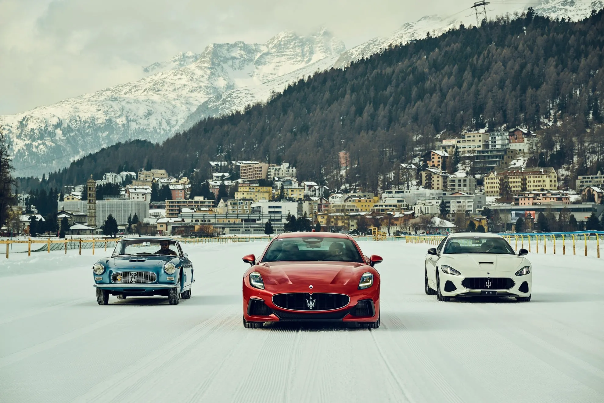 21226 maseratiattheice 3500gttouringthenewgranturismotrofeoandthe2007granturismowithstmoritzbehind
