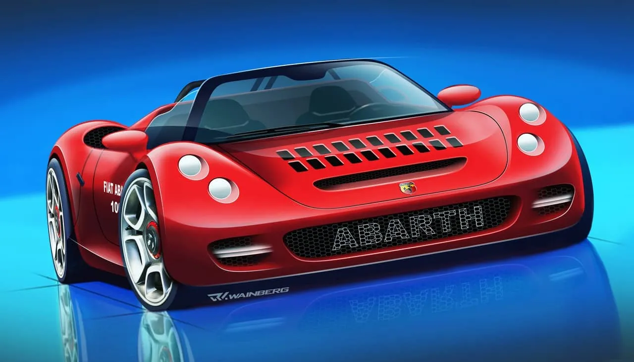 abarth 1000 sp render