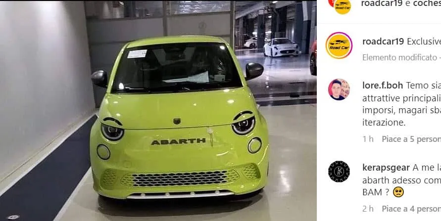 abarth 500 elettrica