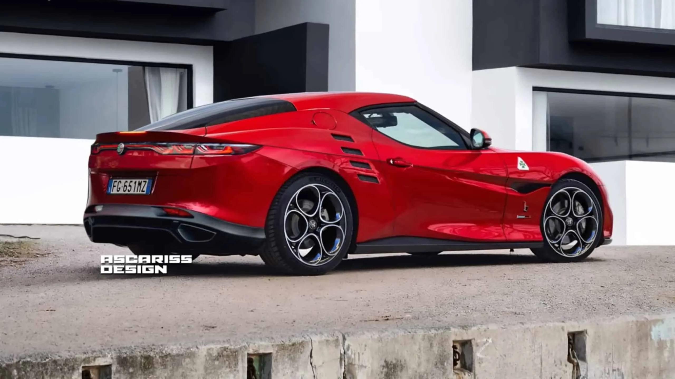 alfa romeo montreal render video