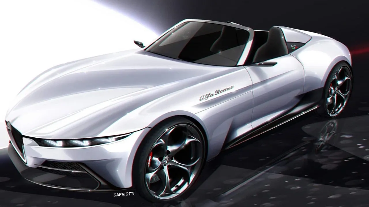 alfa romeo spider nuova frontale