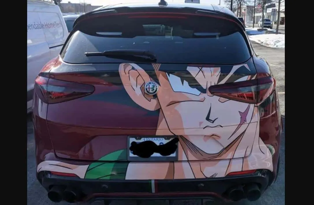 alfa romeo stelvio dragon ball