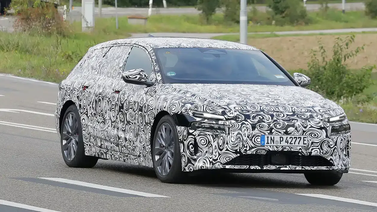 audi a6 avant e tron spy mule