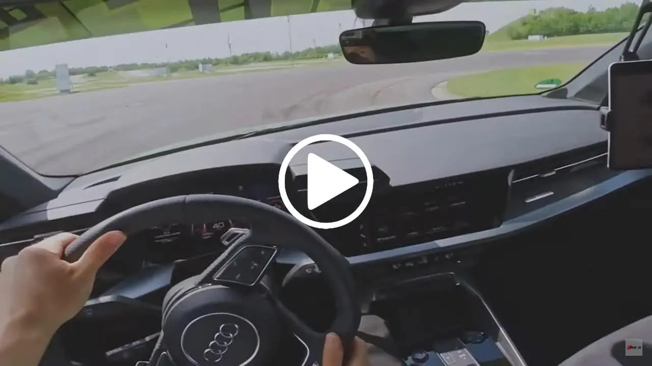 audi rs3 drifting video