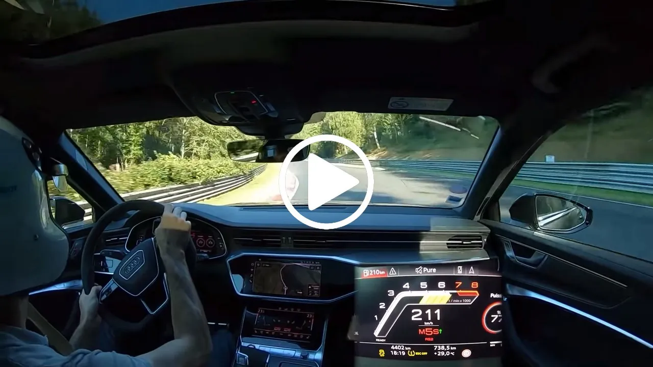 audi rs6 onboard nordchleife