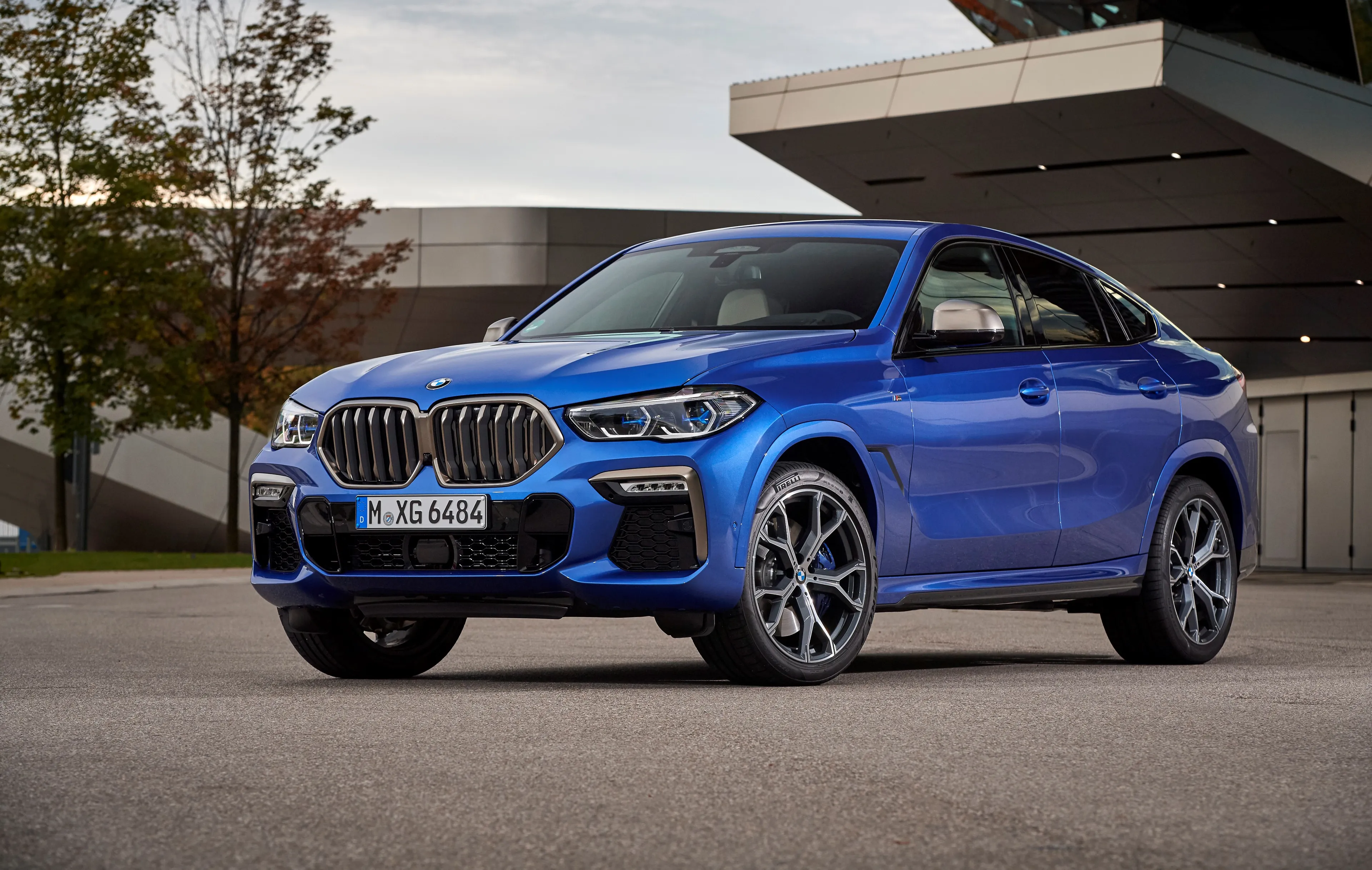 bmw x6 2020 blu
