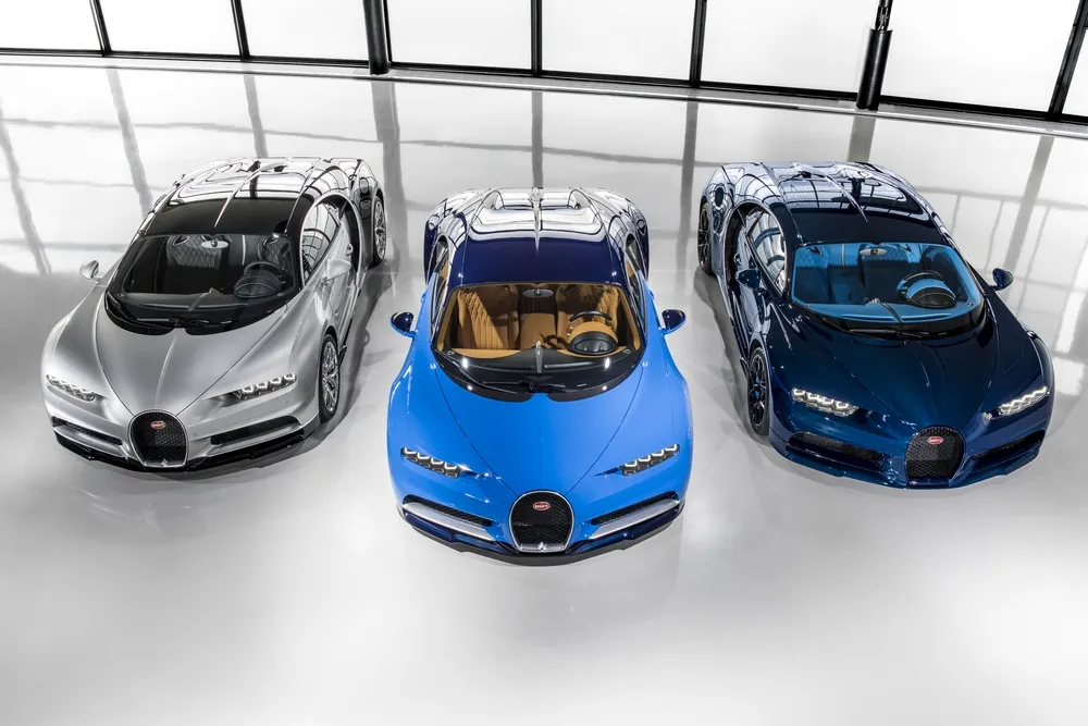 bugatti chiron consegne