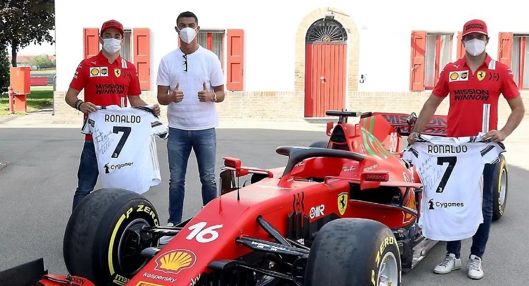 cristiano ronaldo ferrari