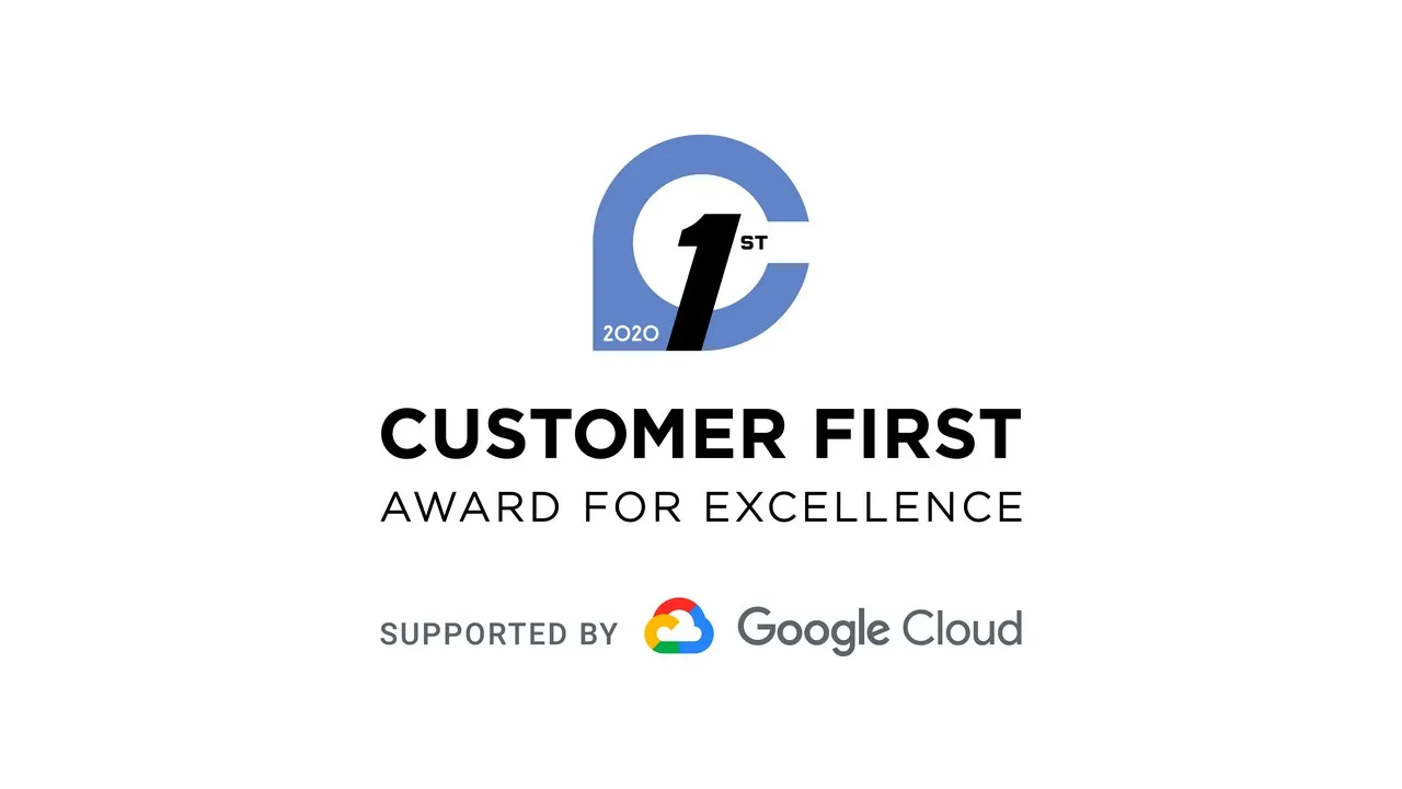 customer first logo verticale