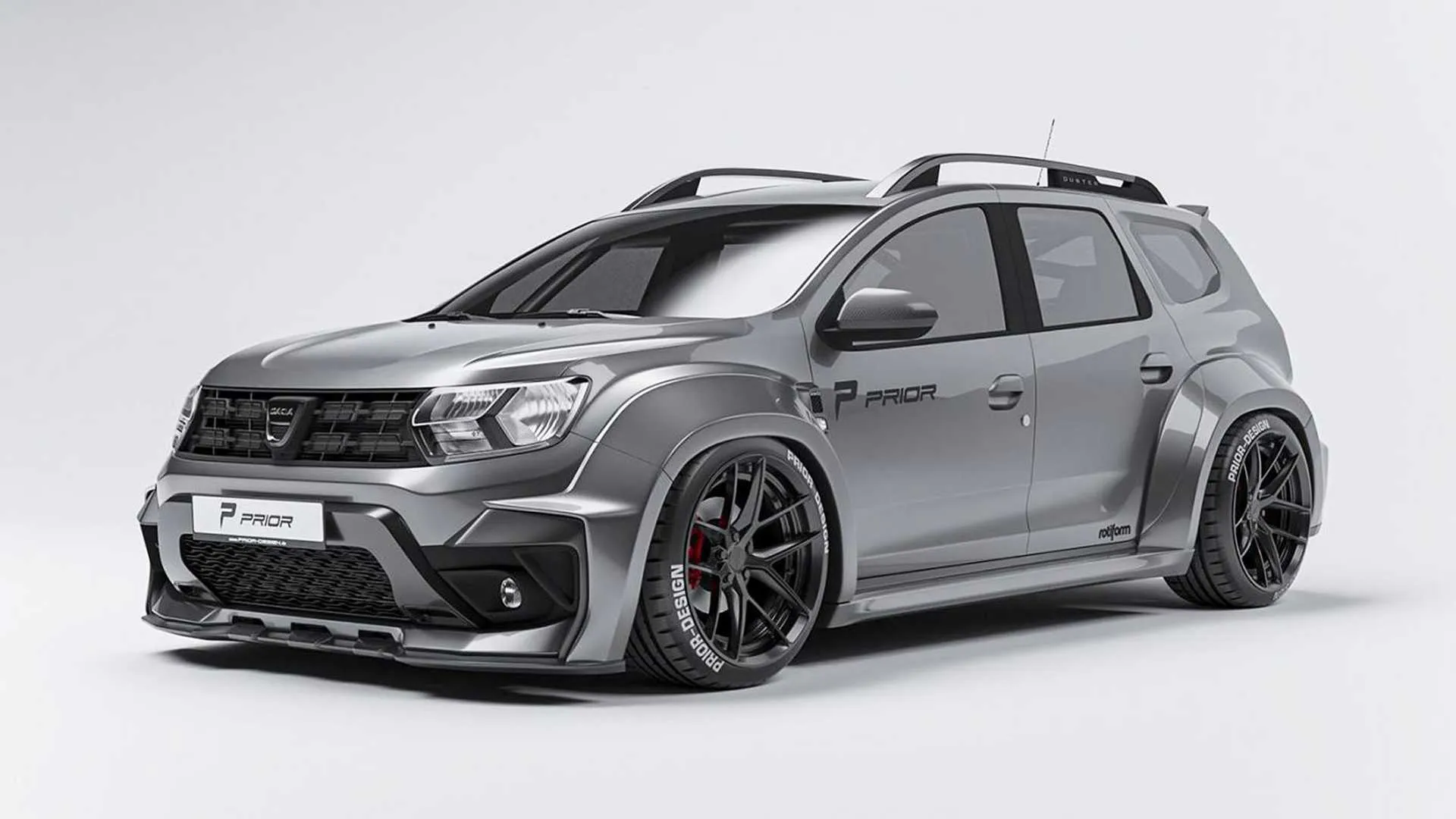 dacia duster widebody aero kit by prior design